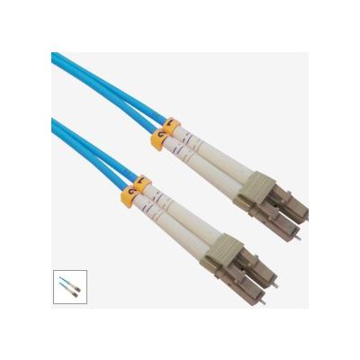 0.5m LC-LC 50/125 Duplex Multimode (OM4) Fibre LeadsAqua Blue LC-LC